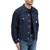 Calvin Klein Solid Single-Breasted Loose Denim Jacket Men Outerwear Blue J30J321269-1AP