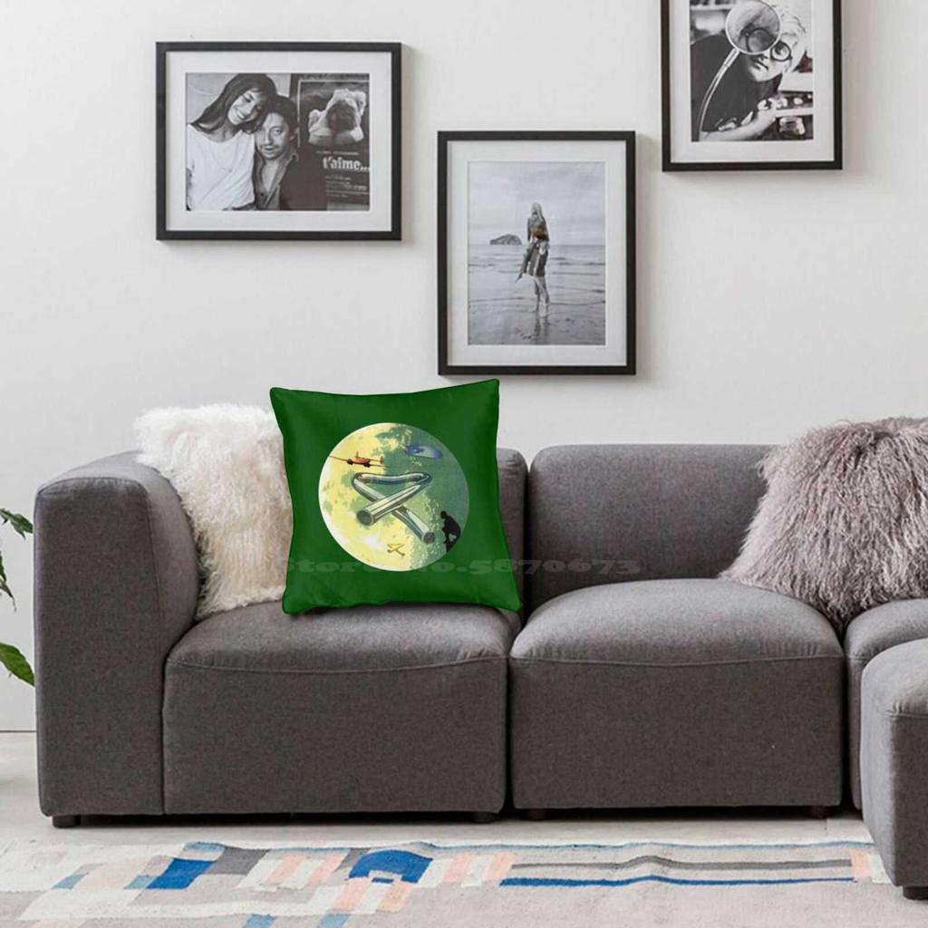 Oldfield Combi Home Sofa Samochód Poszewka na poduszkę Poszewka na poduszkę Mike Oldfield Muzyka Tubular Bells Prosta Platynowa Okładka Albumu Psychedeliczna