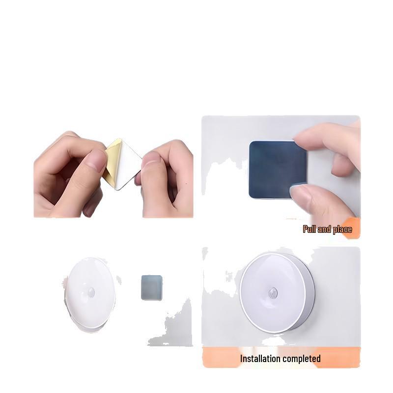Adjustable LED Night Light with Magnetic Charging for Bedroom, Toilet, Staircase, and Desk - Eye Protection & Energy Saving