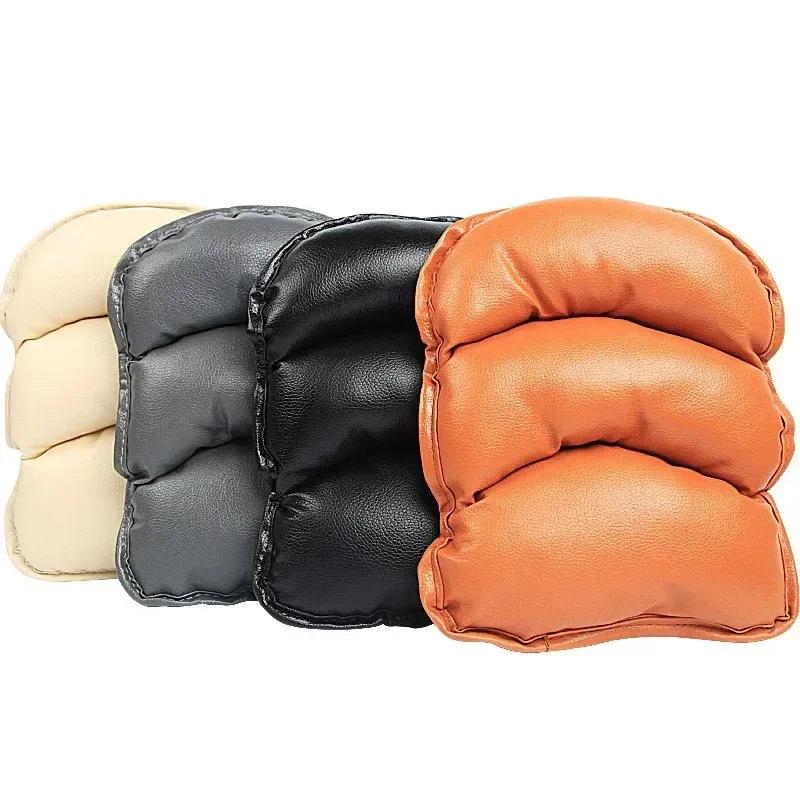 Car General Armrest Box Pad Leather Soft and Comfortable Car Center Armrest Booster Pad Extended Elbow Rest Auto Accessories