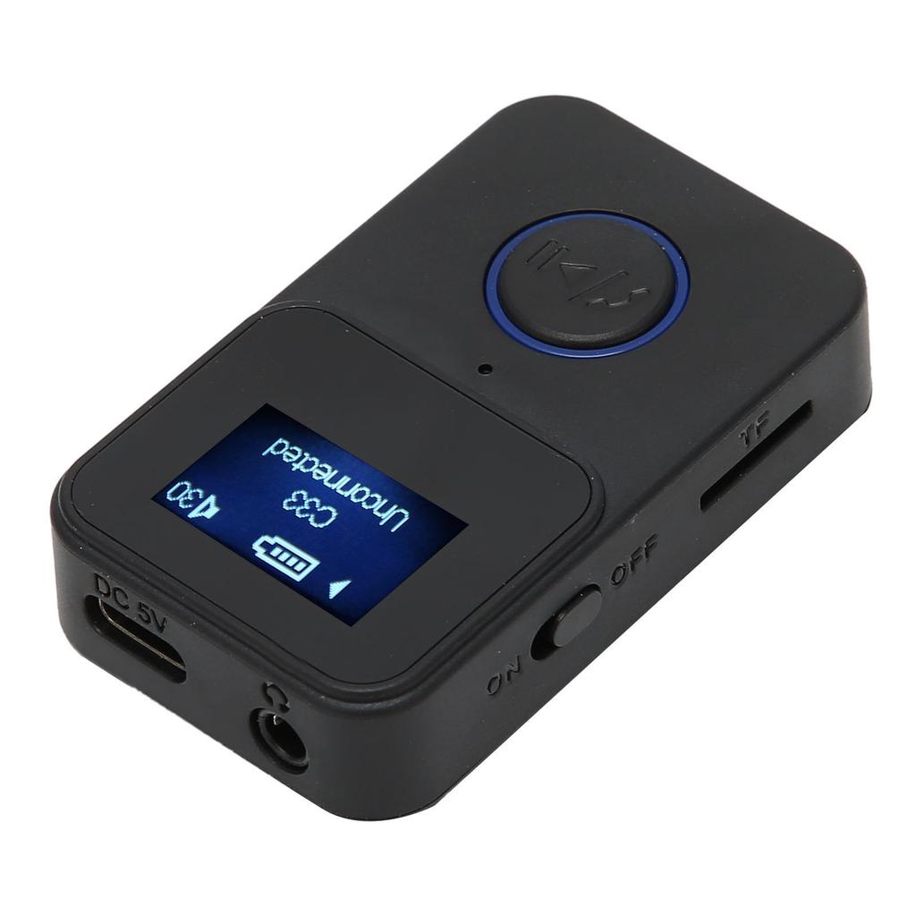 C33 BT 5.0 2 in 1 Audio Adapter Dual Signal Wireless Audio Adapter with LCD Display