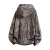Vintage Tie Dye Hooded Sweatshirt Men Loose Fit Casual Streetwear