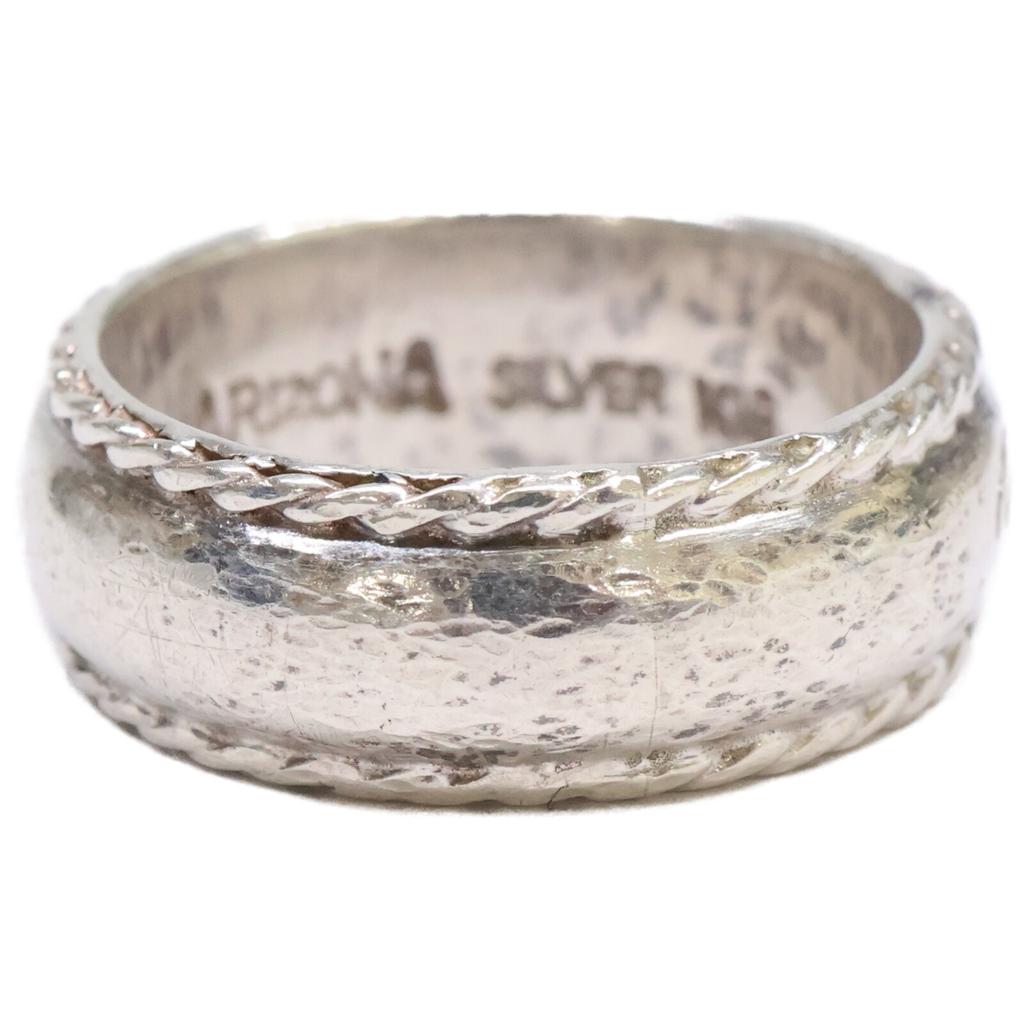 ARIZONA FREEDOM R-45a SILVER K18 Small Sun God Arabesque Ring Ring Silver / Yellow GoldUsed