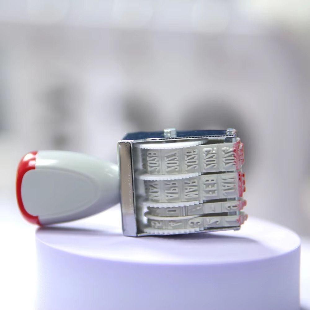 Adjustable Digital Date Wheel Stamp Vintage Number Roller Stamp Date Postmark Stamp Sealing Stamp