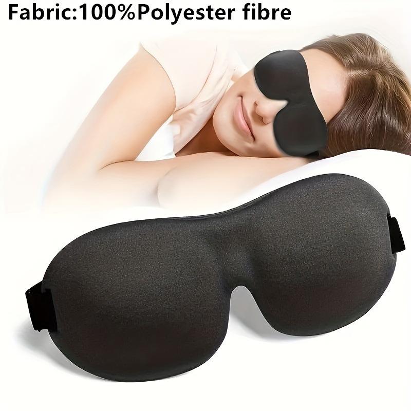 1/2Pcs [No Nasal Wings] Travel Sleep Eye Mask Eye Protection Eyeshade Cover Shade Soft Portable Blindfold Eyepatch for Women Men