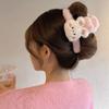 Rabbit Plush Panda Hair Claw Acrylic Winter Cross Hair Clip Fashion Animal Shark Clip  Party