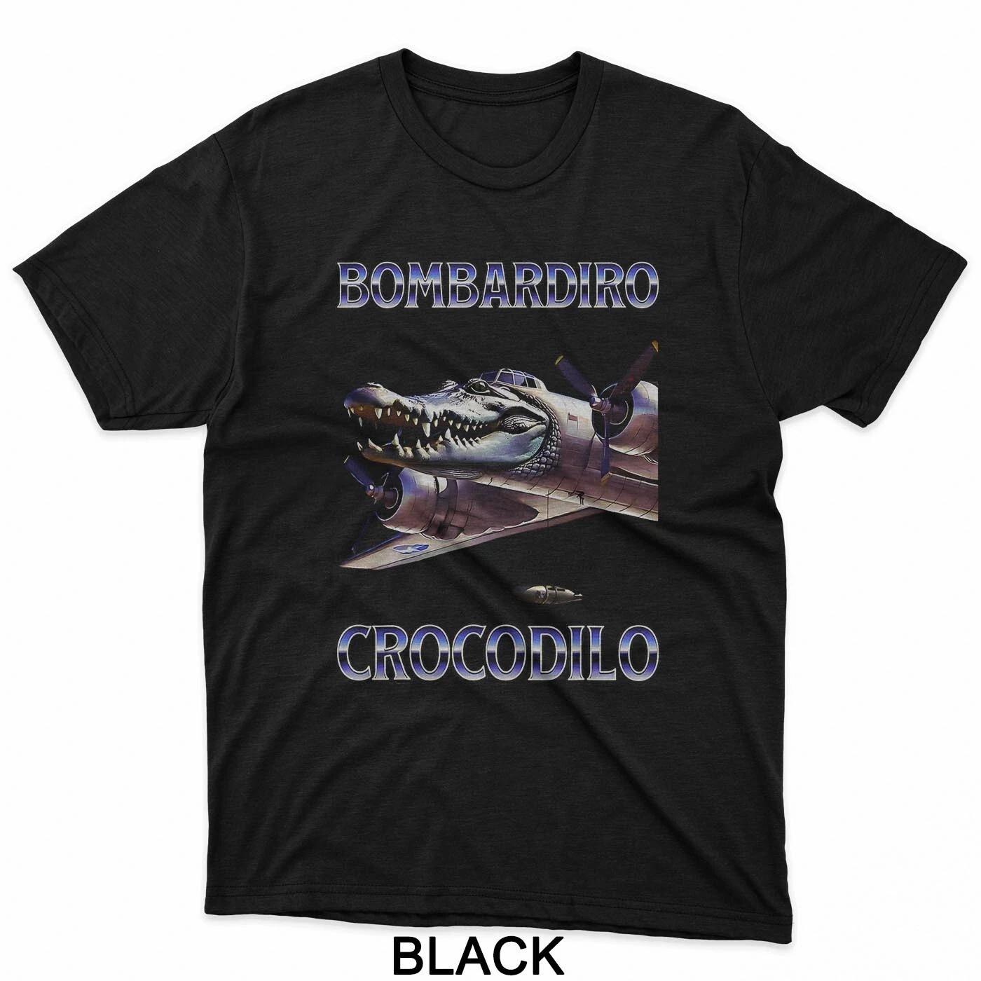 Bombardiro Crocodilo - Итальянский мем про мозговую гниль футболка M