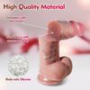 2 Inch Diameter Realistic Silicone Dildos Anal with Suction Cup for Hands-Free Play,Adult Sex Toys G Spot Dildo Lifelike Penis Adult Toys for Women