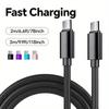 66W 1A Nylon 1m 1m 1m USB C To Type C Fast Charging Cable for Iphone 11 16 Pro Max Samsung S11 Xiaomi OPPO Charging Cable