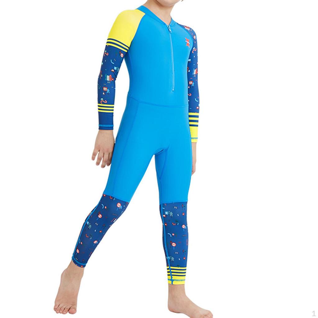 Kids Wetsuit Diving Swimsuits Boating Long Sleeve Youth Thermal Full suits
