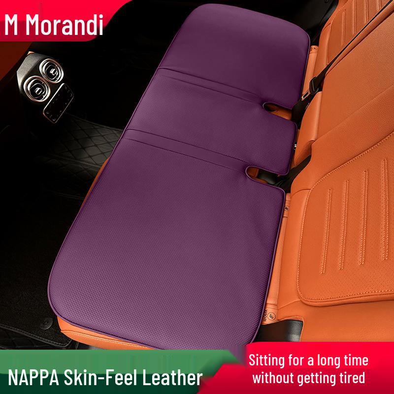 Morandi Nappa Leather All-Season Car Seat Cushion for Mercedes-Benz E-Class/C-Class/GLC/GLB/GLE