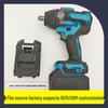 Portable High Torque Lithium Battery Impact Wrench with Electric Brushed Motor
