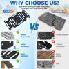 Universal Mailbox Bracket Professional Mailbox Mounting Plate for Most Mailboxes with Mounting Holes at the Bottom
