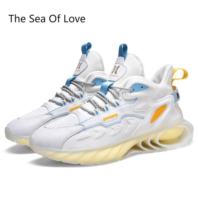 Man Chunky Sneakers Autumn Luminous Adult Men Sport Running Shoes Designer Shoes Men Plus Size 39 ~46 Sneakers Women