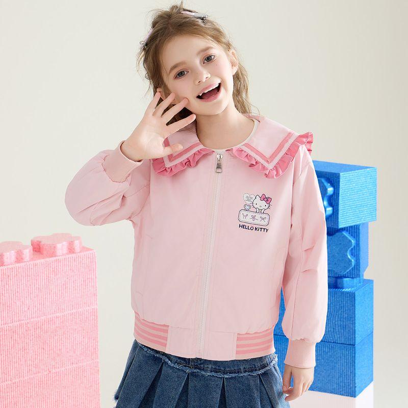 Girls 24 New Style Medium and Large Children s Jackets Pink 110
