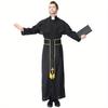 Halloween Easter Priest Costume Adult Male Role Play Themed Party Realistic Photo Accurate Festive Celebration