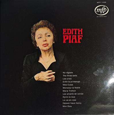 LP Record EDITH PIAF Edith Piaf MFP1396 Music For Pleas UK Jazz Used