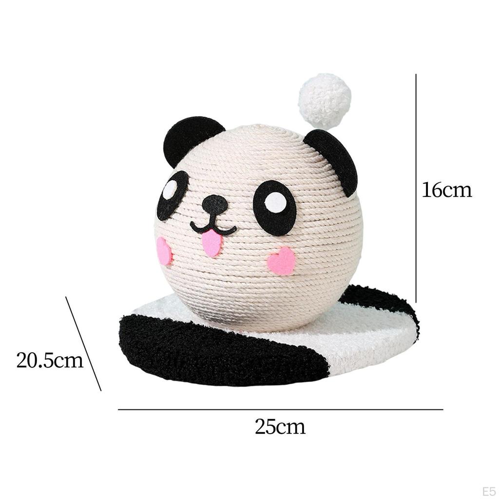 Cat Scratcher Ball Animals Decorative Scratch Post Scratching Toy for Rest Sleeping