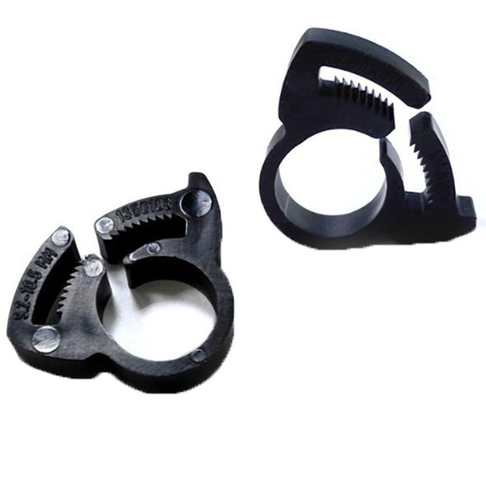 10 Pack Nylon Heavy Duty Double Gripping Black Snap Grip Nylon Plastic Hose Clamps  Tubing/Hose