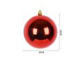 Christmas Decoration Ball 6-30CM Red Glossy Matte Glitter Plastic Christmas Ball Pendant Festive Opening Scene Hanging Ornaments