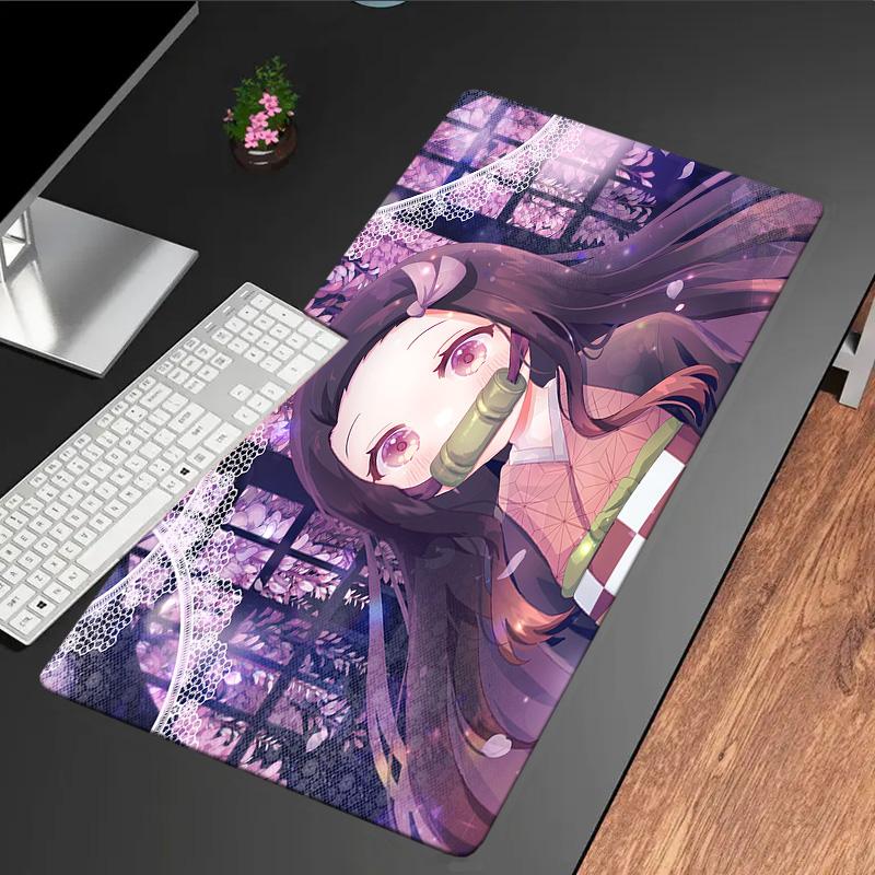 Demon Anime Group Mouse Pad, Rubber Base, Mouse Pad for Gamers and Office Use, Gaming Desk , Easy To Clean Mat Christmas fan gifts