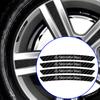 Car Wheel Hub Emblem Stickers Rims Curved Decals For Mercedes Benz AMG W124 W202 W203 W204 W210 W211 W212 W220 JM2