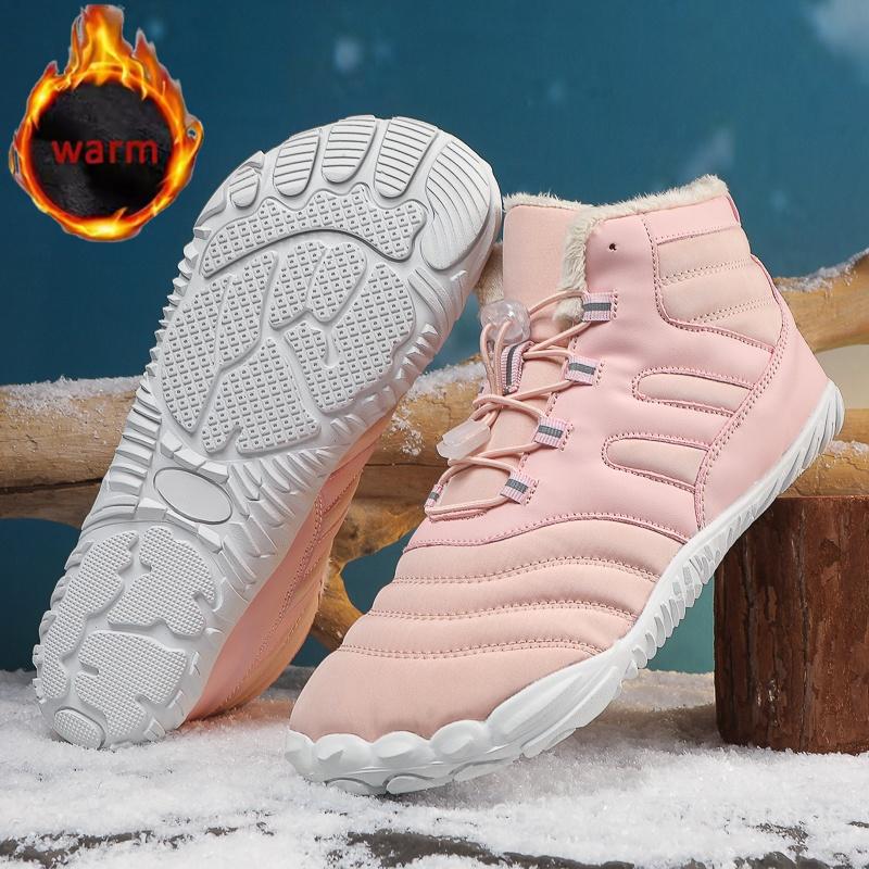 

Winter Barefoot Snow Boots Men Women Casual Shoes Waterproof Outdoor Warm Climbing Boots Non-Slip Wear Resistant Sneakers 36