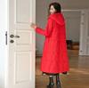 A-shaped Version Long White Duck Down Jacket Women's 2025 Winter Fashion Retro Pendant To Keep Warm Over the Knee Large Size Jacket
