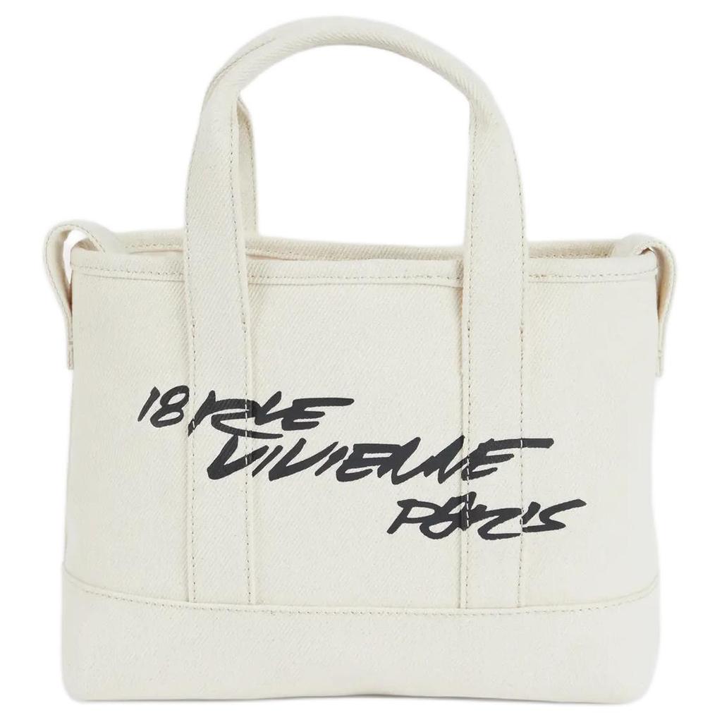 Kenzo X Futura 2000 Collaboration Floral Pattern Design Fabric Tote Bag Unisex Tote Bags Light-Brown FF68SA910F36-03
