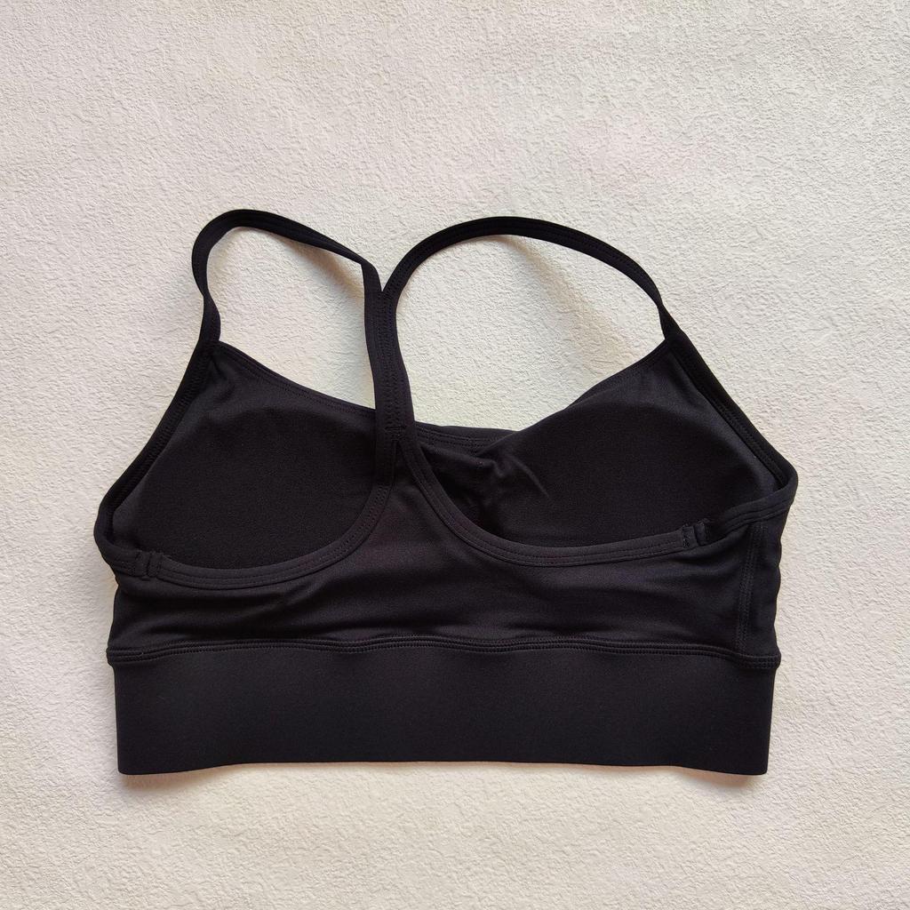 LULU Nude Y-Back Sport-BH – Reine Farbe, Westen-Stil für Outdoor-Fitness und Yoga