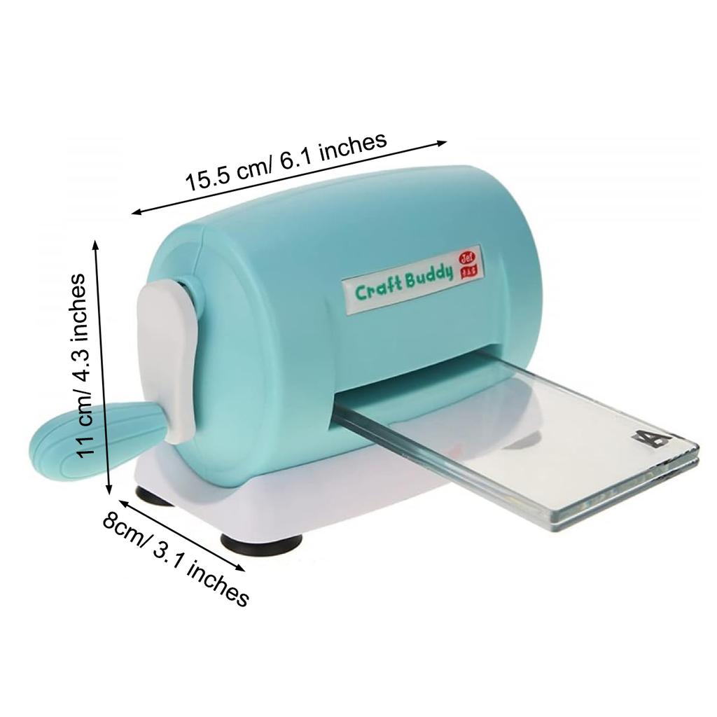 Stanzmaschine, Manuelle Prägemaschine für Scrapbooking-Anfänger, Stanzen Prägen Papierkarte Basteln Scrapbooking