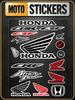 vdbn2 FOR HONDA RACING Waterproof Reflective Scratch Cover Sticker Universal Decor Decal For Car Motorcycle Helmet Refrigerator