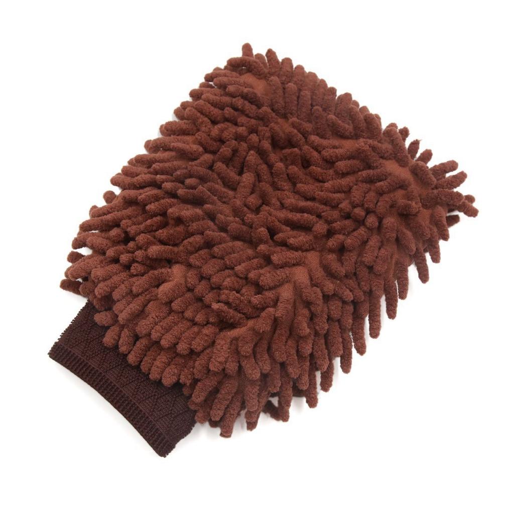 Microfiber Car Wash Mitt - Lint-Free, Highly Absorbent, and Non-Abrasive Glove In Multiple Colors
