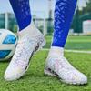 2024 Men's Soccer Shoes Large Size Ultralight Football Boots Boys Sneakers Non-Slip AG/TF Soccer Cleats Ankle Boots Unisex