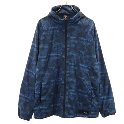 Overall Handle Wind Warm Jacket L Blue Men's Used