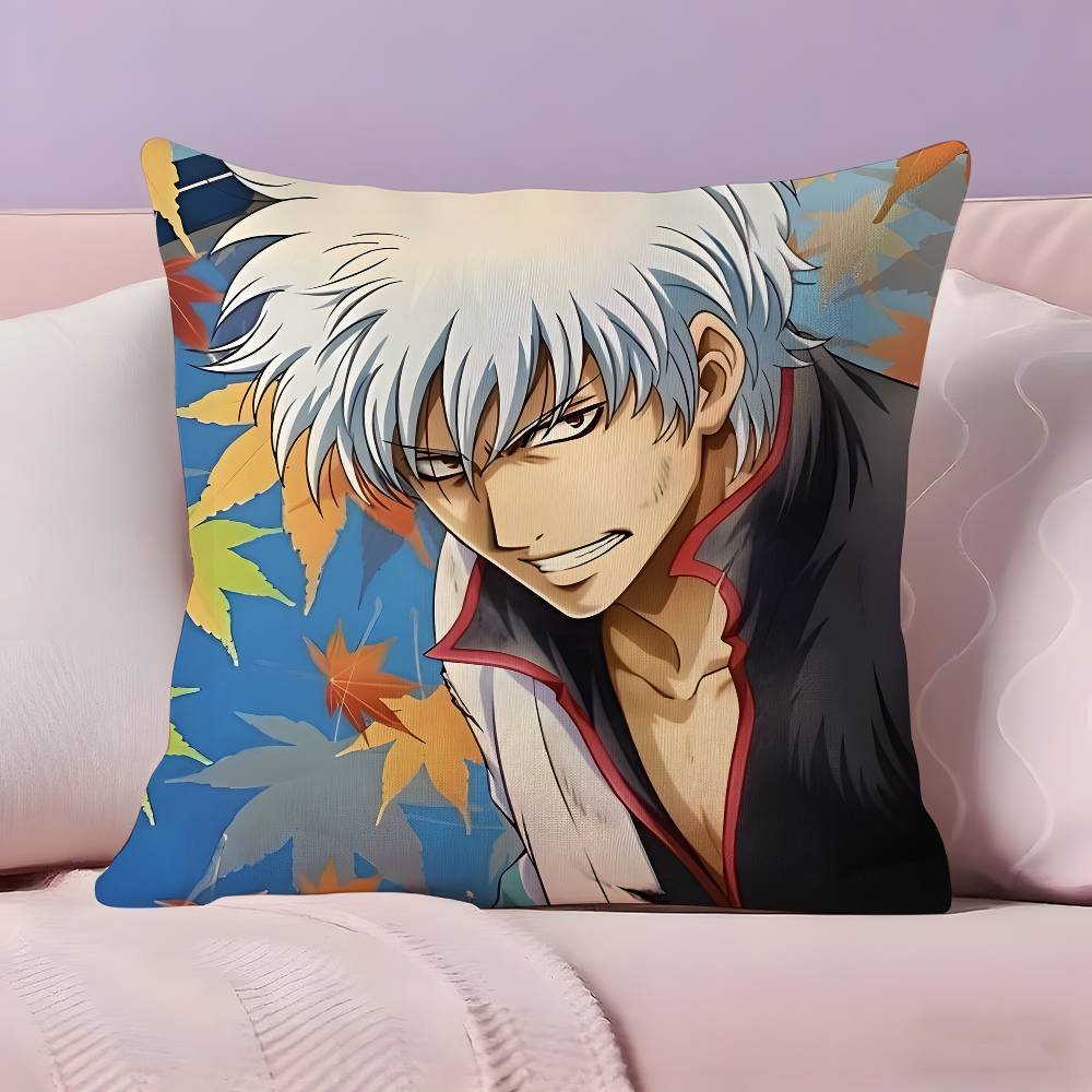 G-GINTAMA Anime Pillow Case  Ultra Soft Skin Friendly Fabric Cloud Like Comfort & Concealed Zipper