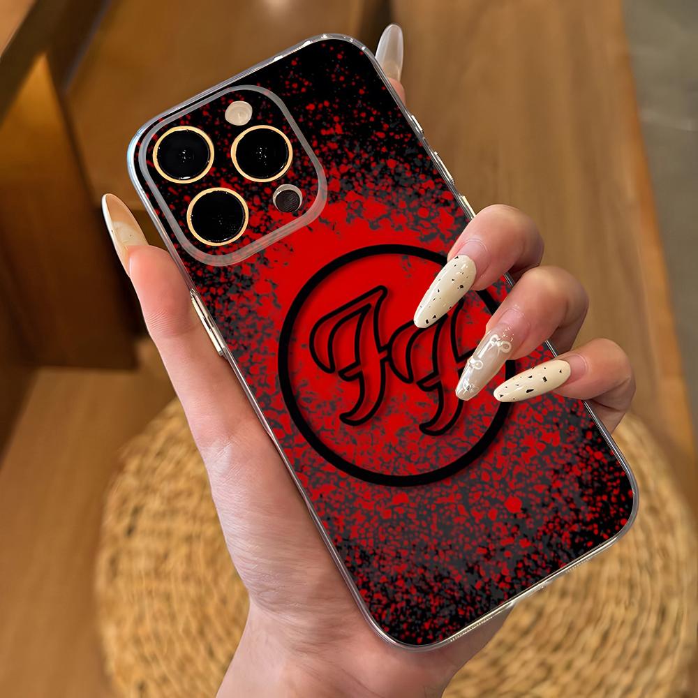 Foo Fighters Band Phone Case For IPhone 17 16 Pro Max 15 14 13 11 12 Mini Xs X Xr 7 8 Plus Se Transparent Cover