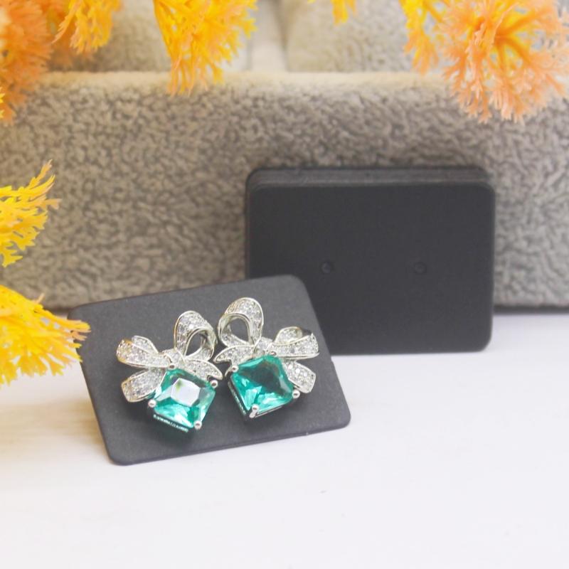 100pcs new 3.5x2.5cm fashionable girl earrings packaging card