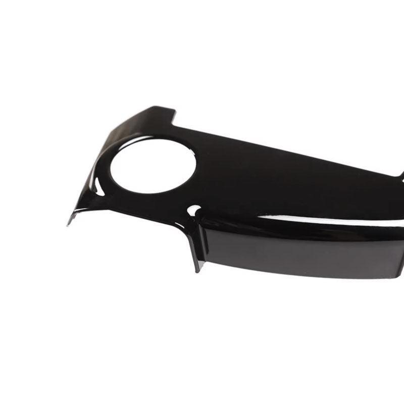 Für Land Rover Freelander 2 2013 2014 2015 ABS Hochglanz Schwarz Auto Innenraum Lenkrad Knopf Rahmen Abdeckung Zierleiste