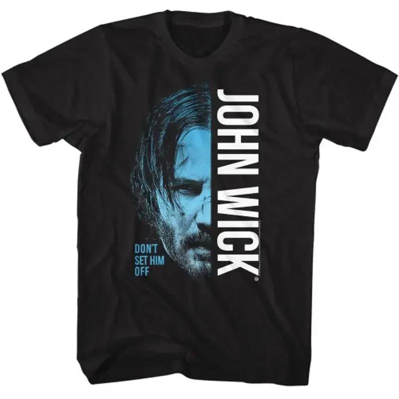 John Wick Half Face T Shirt Black