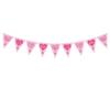 Paper Breast Cancer Backdrop Banner Single Side Breast Cancer Awareness Flag  Charity Activities