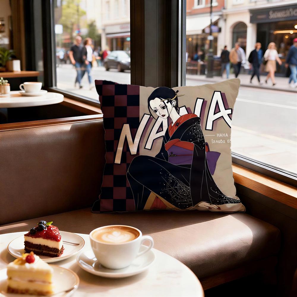 Anime NANA Cushion Cover Decorative Cushions Covers Cover Sofa X Pillow  Piece X X Pillowcase