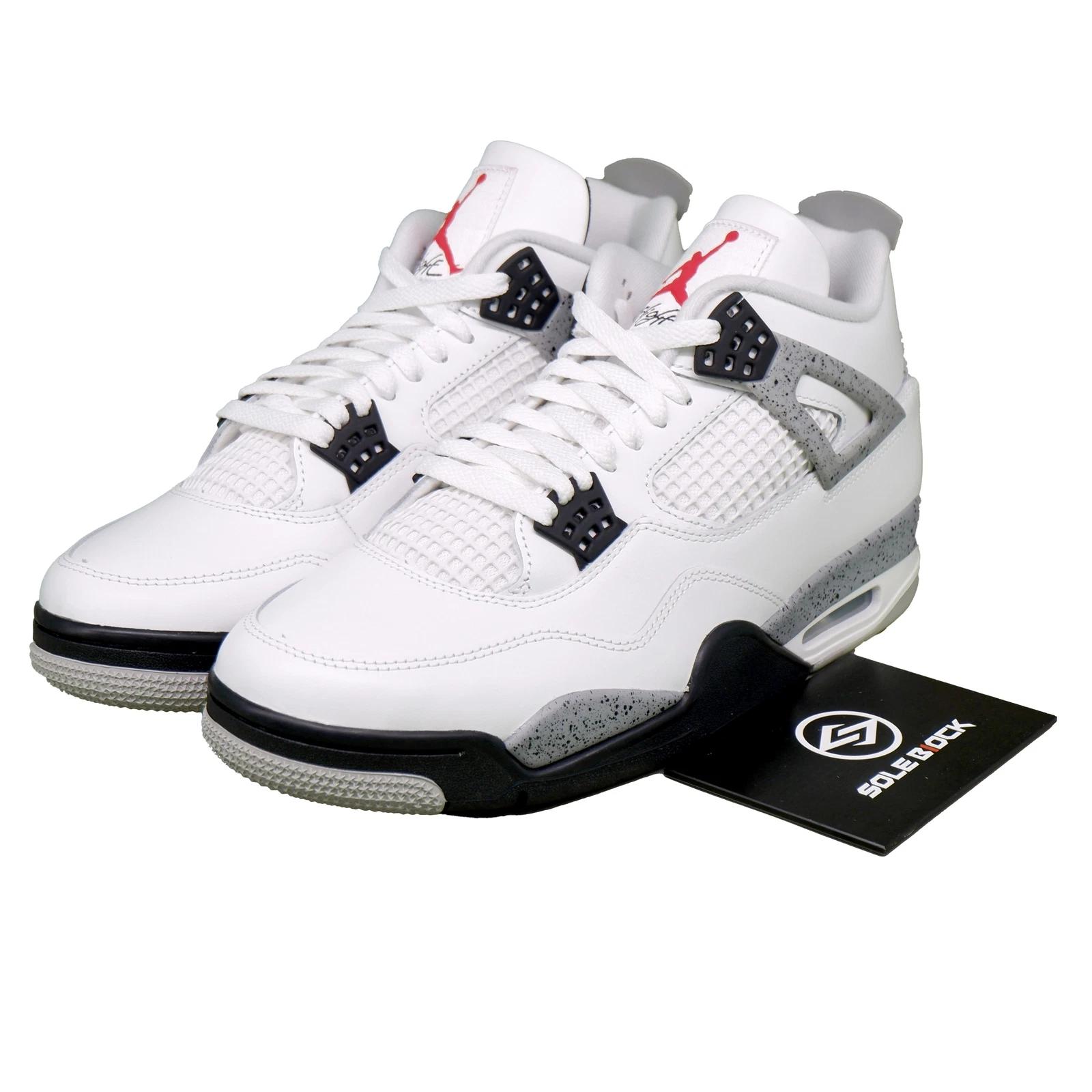

Jordan Air Jordan 4 Retro White Cement FV5029-100 Men s Sizes EU 44.5 серый/белый