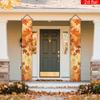 1 Pair Thanksgiving Door Couplet Banner for Porch