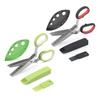 5 Stainless Steel Blades Herb Scissors Green Onion Scissors with Cleaning