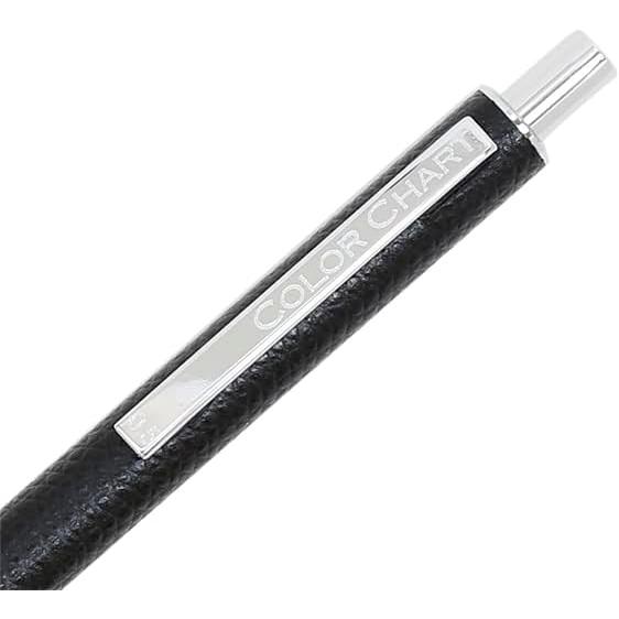 Leather Wrapped Ballpoint Pen (Polar Night) Retractable