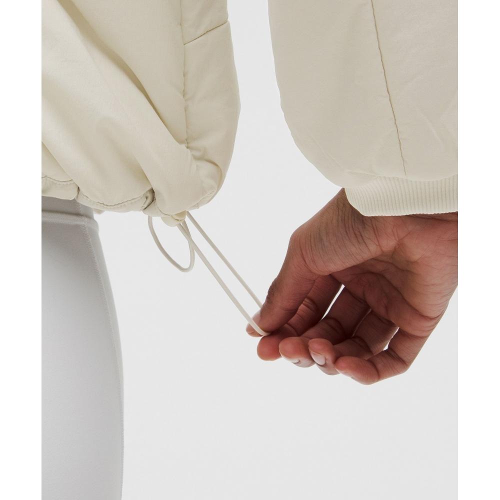 Lululemon Water Resistant Insulated Hooded Jacket Bone