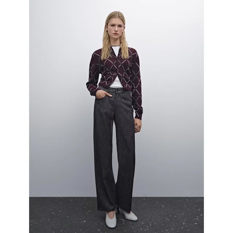 Za Export New Arrival Women's Clothing ZR Fashion Style Fashion All-Match Slimming Knitted Cardigan Outerwear Top 5661643