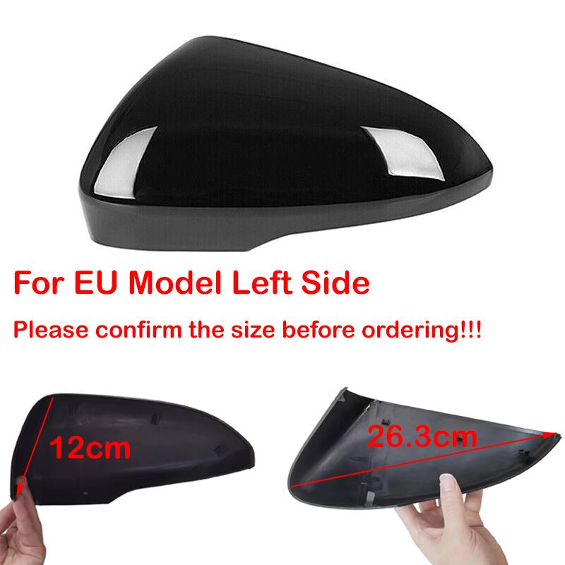 For US Ford Fusion 2013 2014 2015 2016 2017 2018 2019 2020 2025 Car Side Rearview Mirror Cover Glossy Black Clip-on Exterior