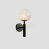 New Elegant, Sleek, and Stylish Modern Nordic Glass Ball LED Wall Lamps - Softly Illuminating Chic Minimalist Bedside Wall Decor